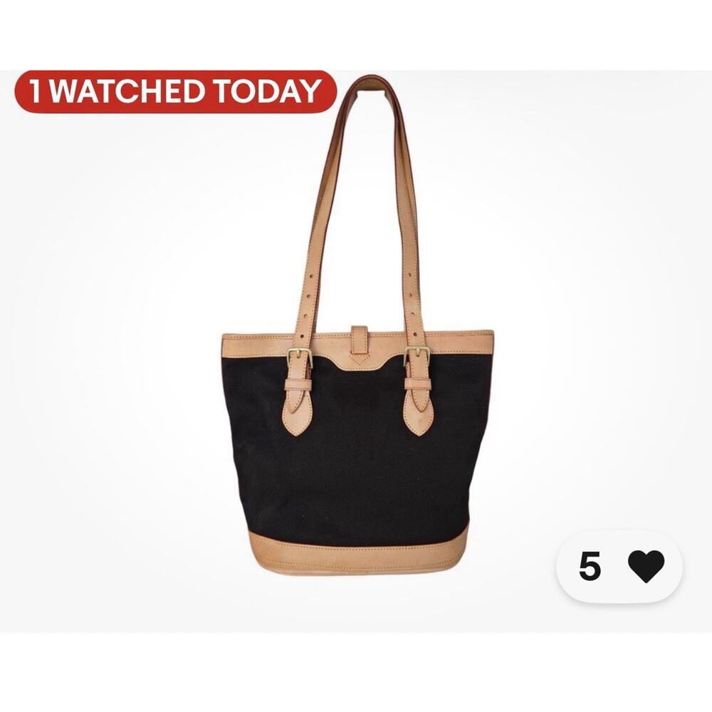 Dooney & Bourke Small Cabriolet Bucket Bag with Brass Feet C307C in Brown